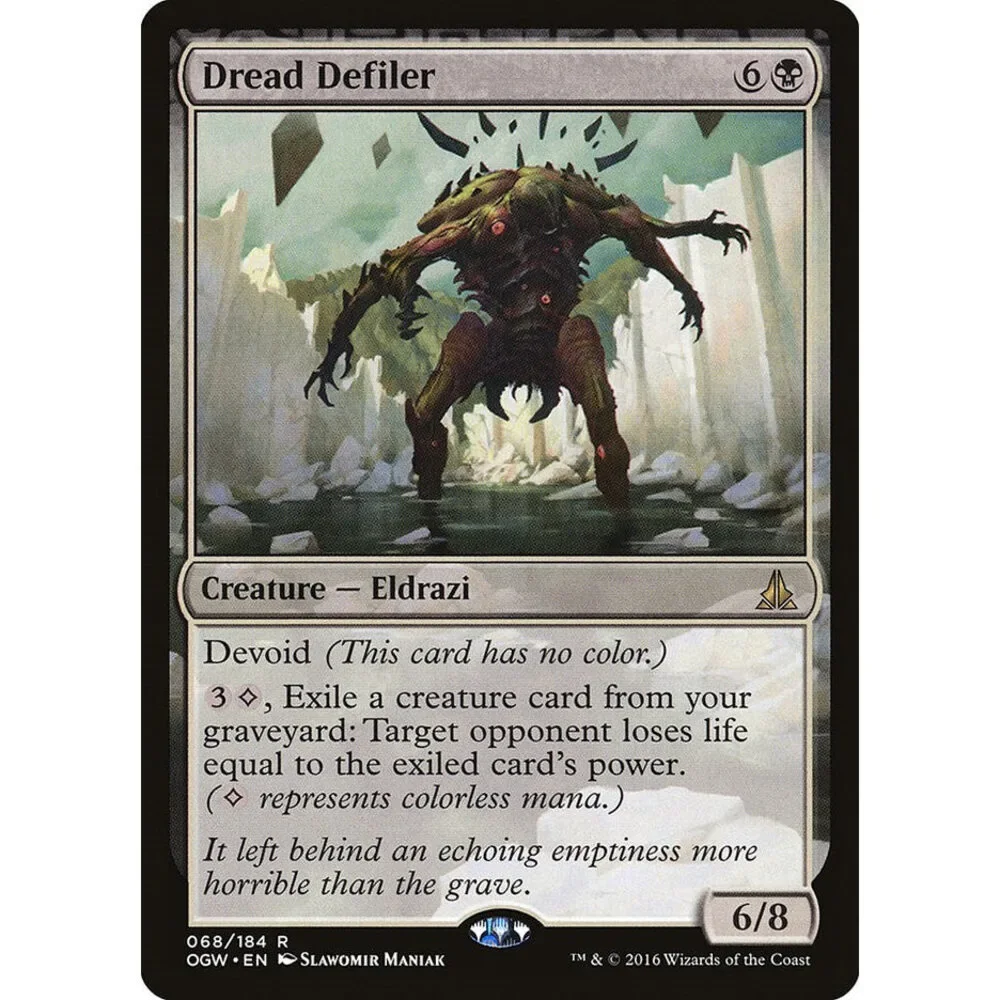Dread Defiler 68 Oath of the Gatewatch Magic: the Gathering Moderately Played N